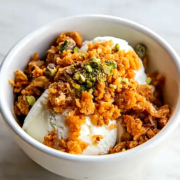 Smashed baklava